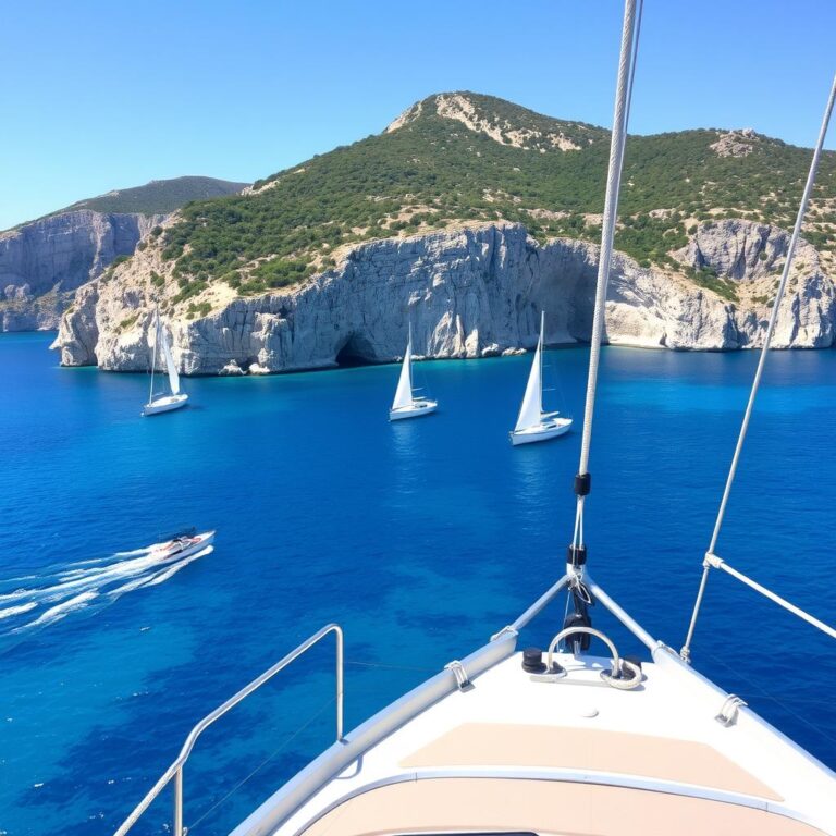 sailing around zakynthos