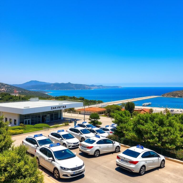 taxi at zakynthos airport